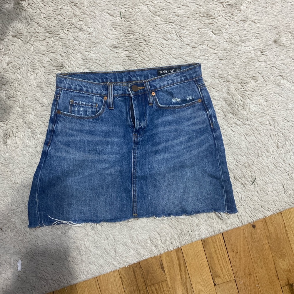 Blanknyc denim mini skirt